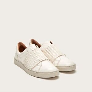 Frye • Ivy Gore Slip On sneaker trainer loafer flat White Nappa Leather